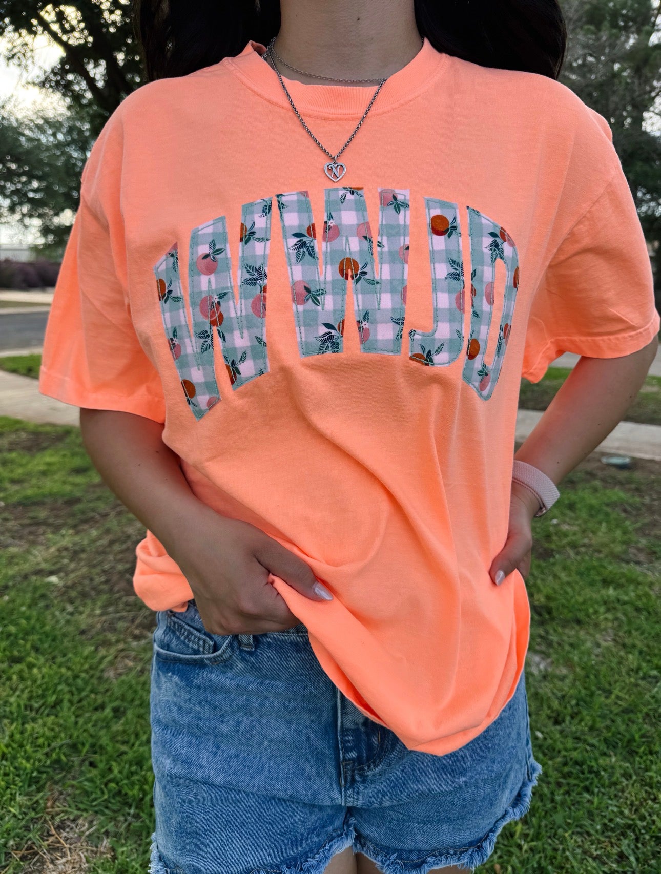 WWJD Peaches Tshirt