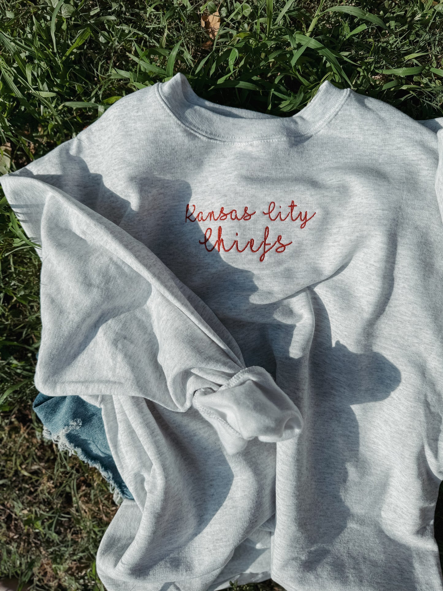 Team embroidered sweatshirt