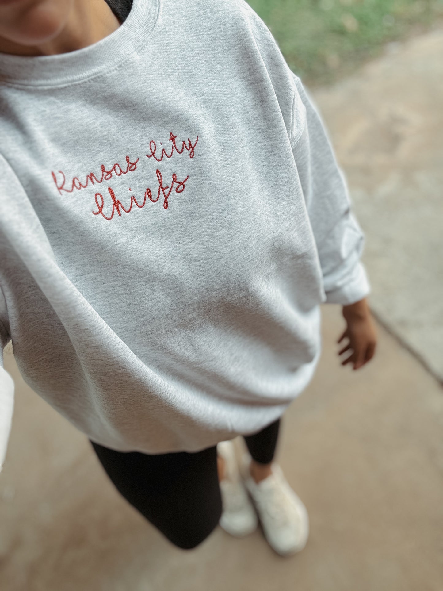 Team embroidered sweatshirt
