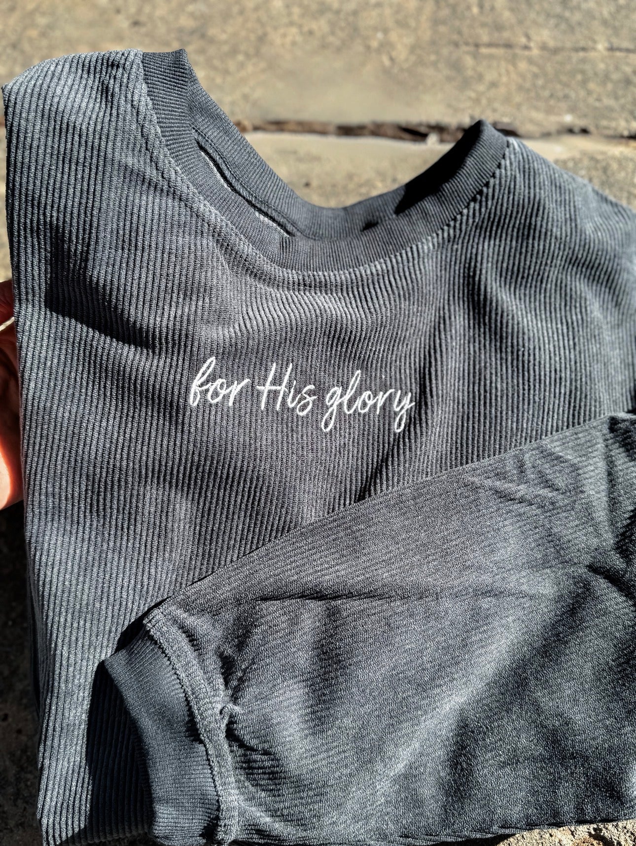 for His glory corded crew