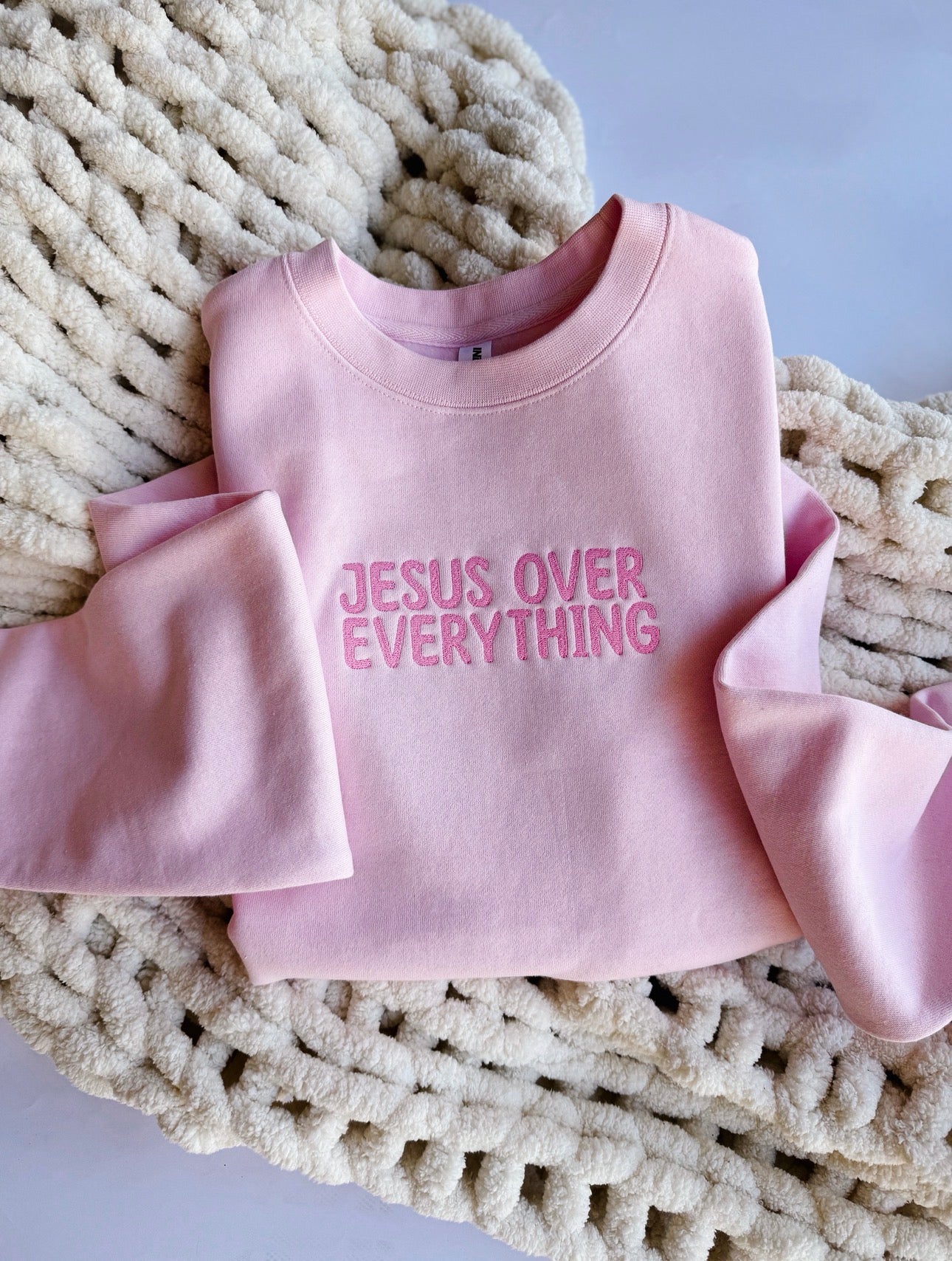 Jesus over everything - pink