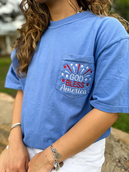 God bless America tee