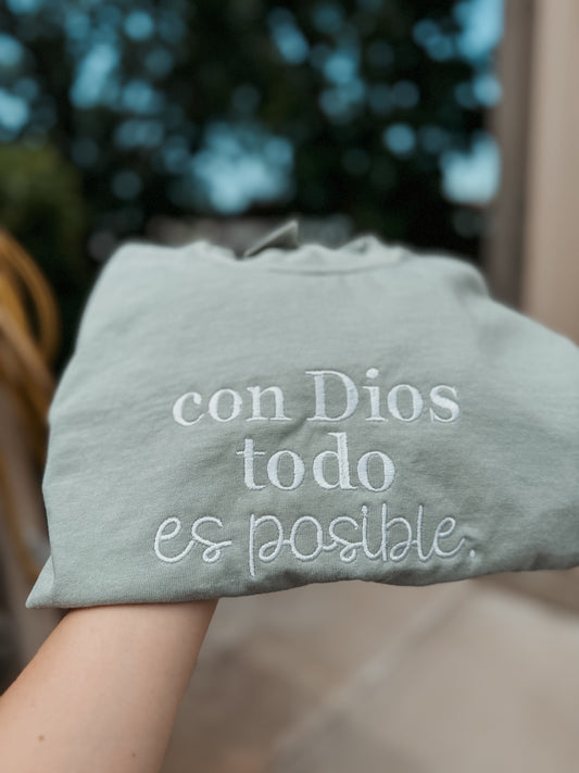Con Dios todo es posible - tshirt