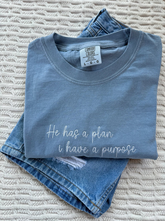 He has a plan tshirt