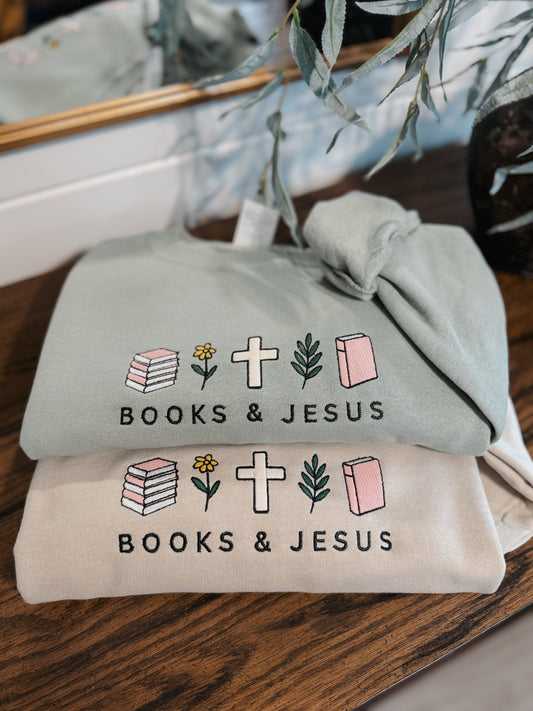 Books & Jesus Sweatshirt