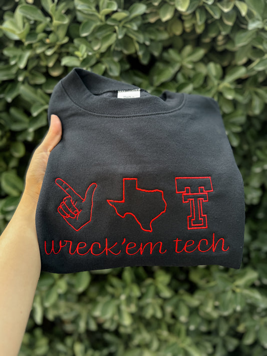 Wreck em - Black sweatshirt